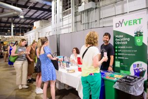 A photo of our local business partners at the resourcePhilly launch event, demonstrating the brand visibility and community engagement that comes with a Circular Philadelphia partnership.