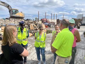 A guided tour of a recycling facility, showing how partnerships with Circular Philadelphia bring our members and local innovators together.